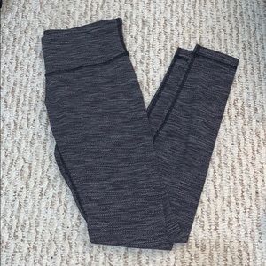 Lululemon wunder under pants grey pattern